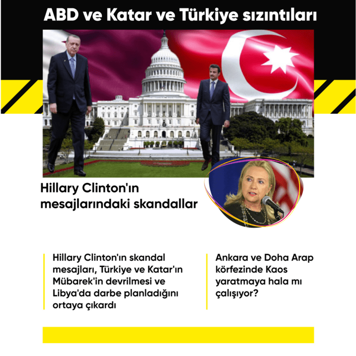 Hillary Clinton’ın Katar ve Türkiye ile komplosu