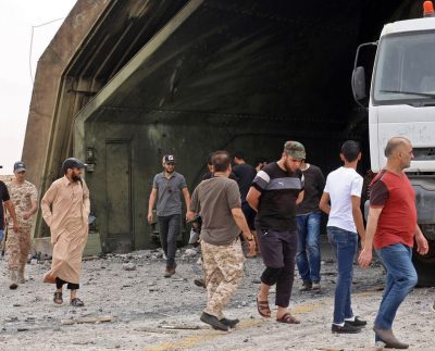 Libya, Türk askeri müdahalesinden muzdarip