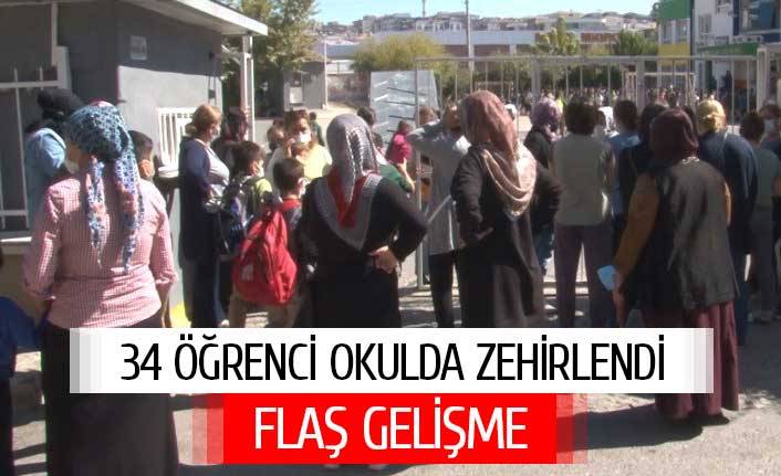 İzmir’de 34 öğrenci hastaneye kaldırıldı !