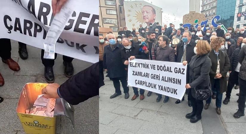 Erdoğan’ın memleketinde zam protestosu