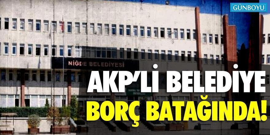 AKP’li belediye borç batağında