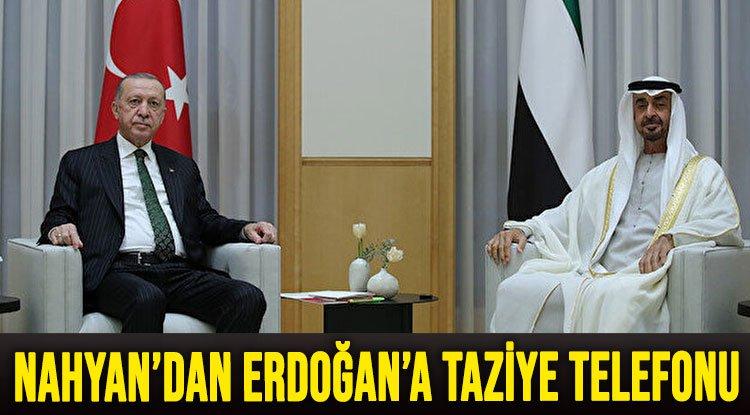 Erdoğan, BAE Devlet Başkanı Al Nahyan ile görüştü!