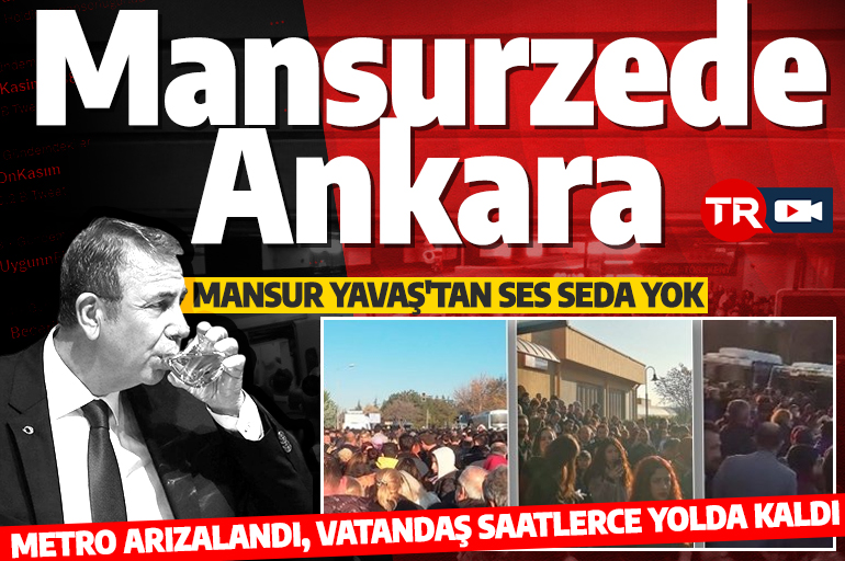 Ankara’da metro arızası vatandaşları çileden çıkarttı!