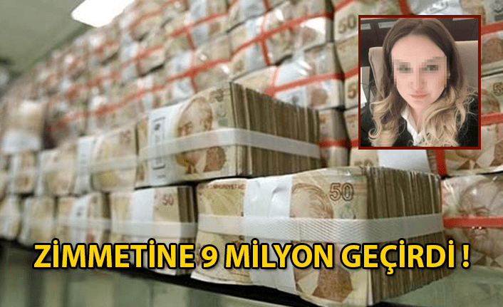 Zimmetine 9 milyon lira geçiren banka müdürü tutuklandı!
