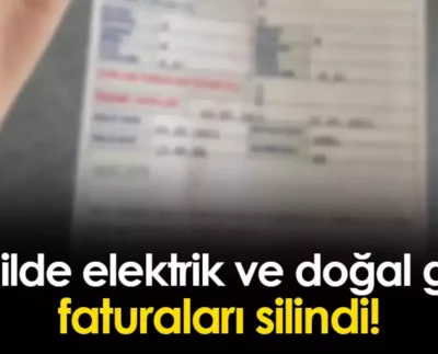 elektrik ve doğal gaz