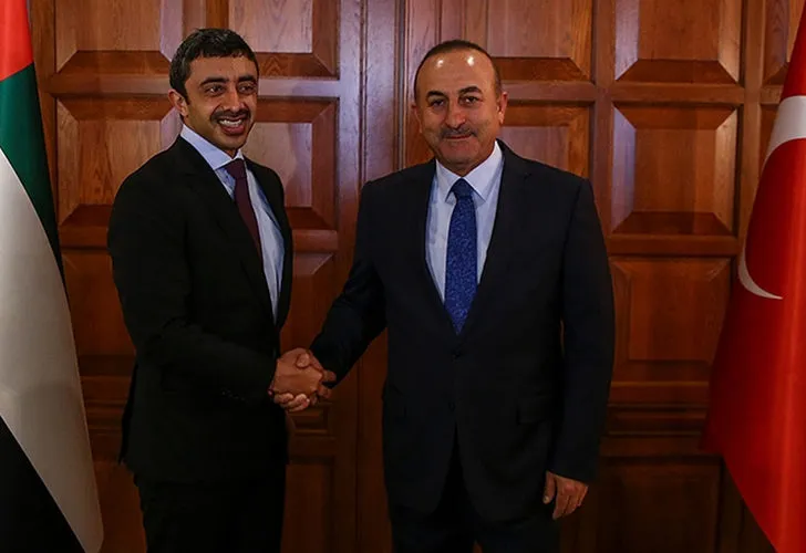 Çavuşoğlu, BAE’li mevkidaşı Al Nahyan ile görüştü