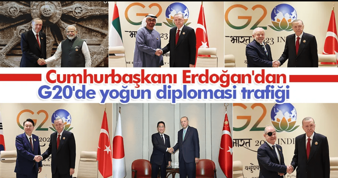 Cumhurbaşkanı Erdoğan’dan G20’de yoğun diplomasi trafiği