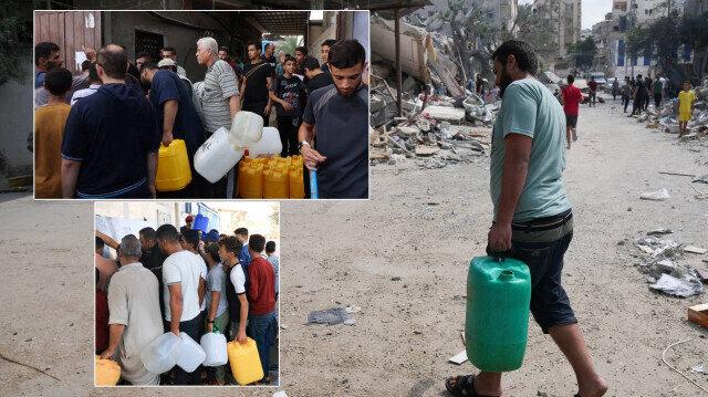 İsrail, Gazze’deki 600 Bin İnsanı Susuz Bıraktı