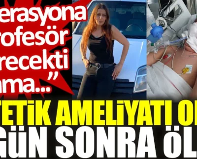 Estetik ameliyatı