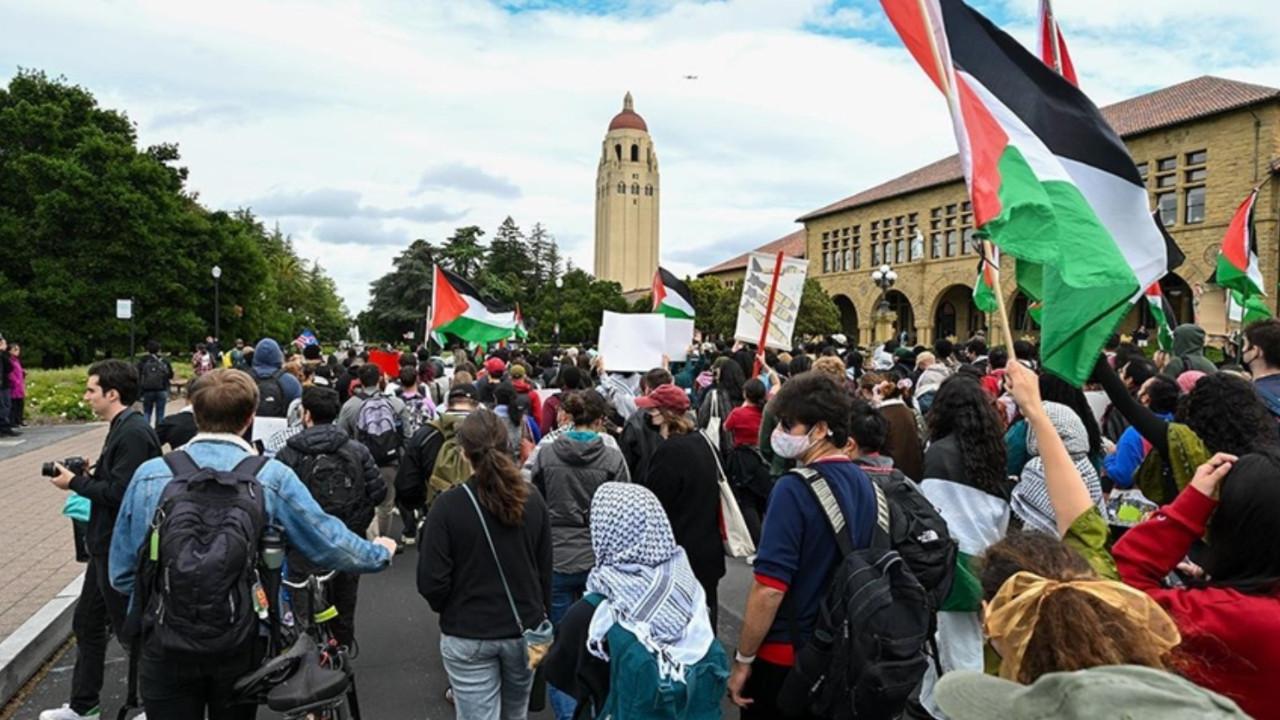 Harvard’ın mezuniyet töreninde Filistin protestosu