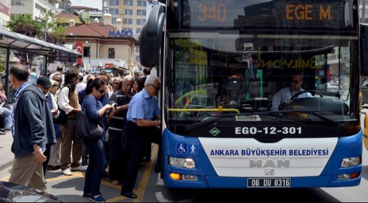 Ankara’da toplu ulaşıma yüzde 40 zam.