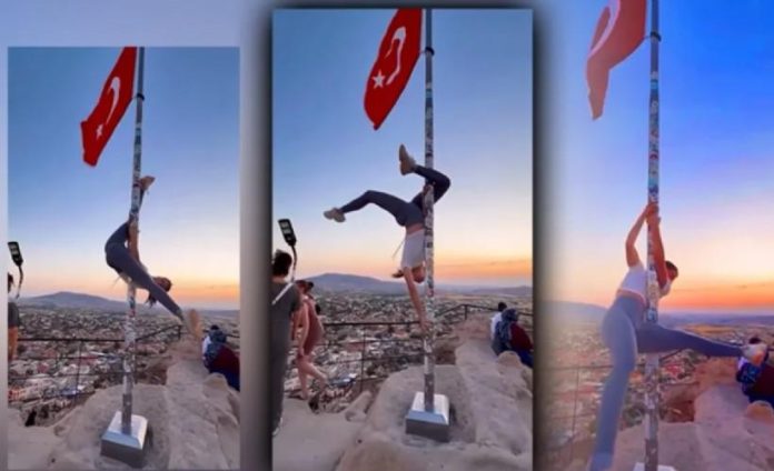 Türk bayrağı direğinde dans eden kişiye dava açıldı