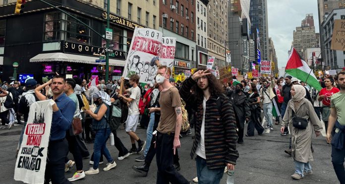 New York'ta Netanyahu protestosu