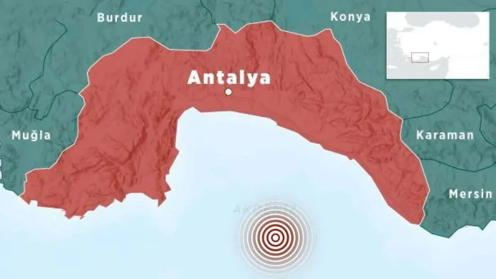 Antalya deprem merkez nerede?