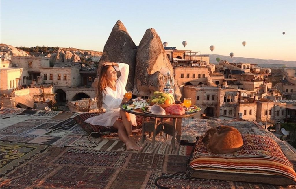 Kapadokya'da doğanın güzelliği 