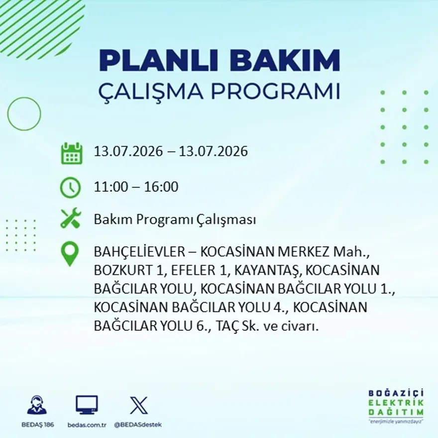 İstanbul sakinlerine uyarı