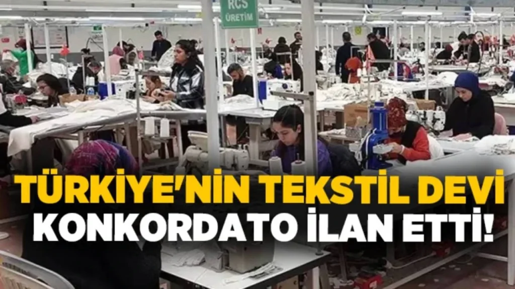 60 yıllık Türk tekstil devi iflas bayrağını çekti! İkinci konkordato başvurusu