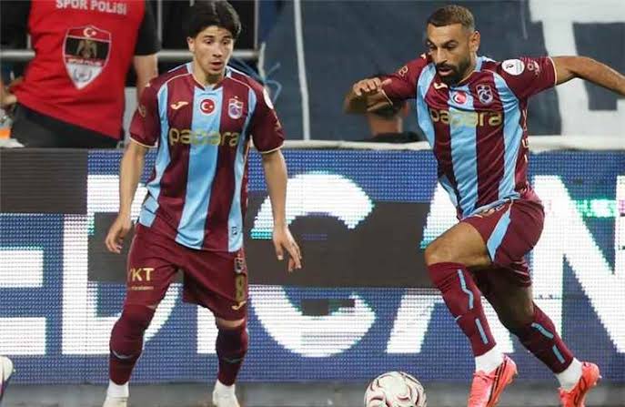 Mohamed Salah, Trabzonspor formasıyla ilk kez sahaya çıktı