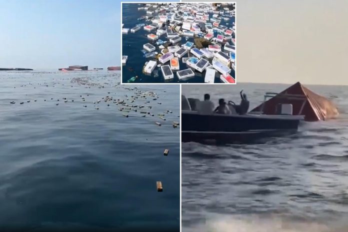 Hürmüz'de şaşırtan manzara! Hürmüz'de şaşırtan manzara!
