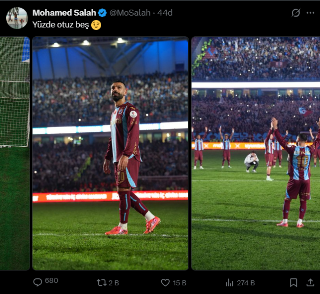Salah Dünkü Maçta Gündem Oldu! Beşiktaş’a Olay Gönderme!